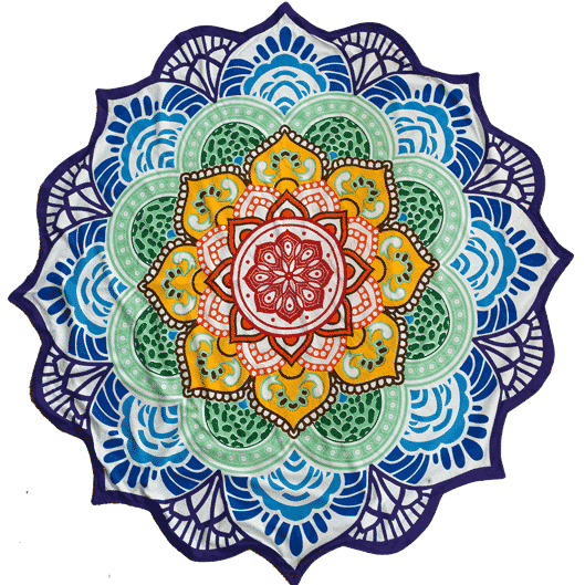 Strandlaken Zeven Chakra’s Mandala