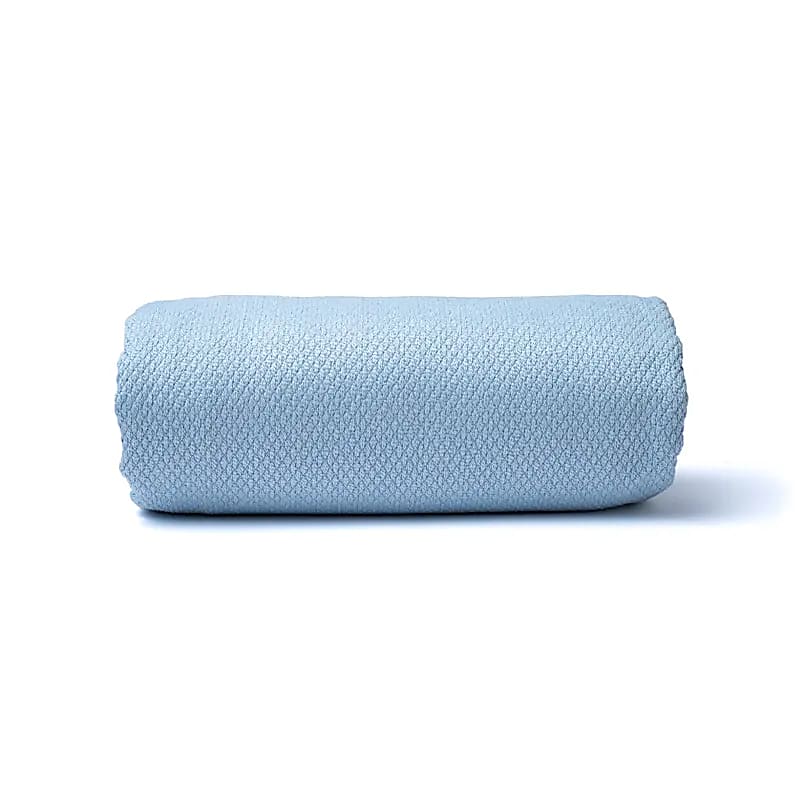 Yoga Handdoek PVC Antislip Lichtblauw
