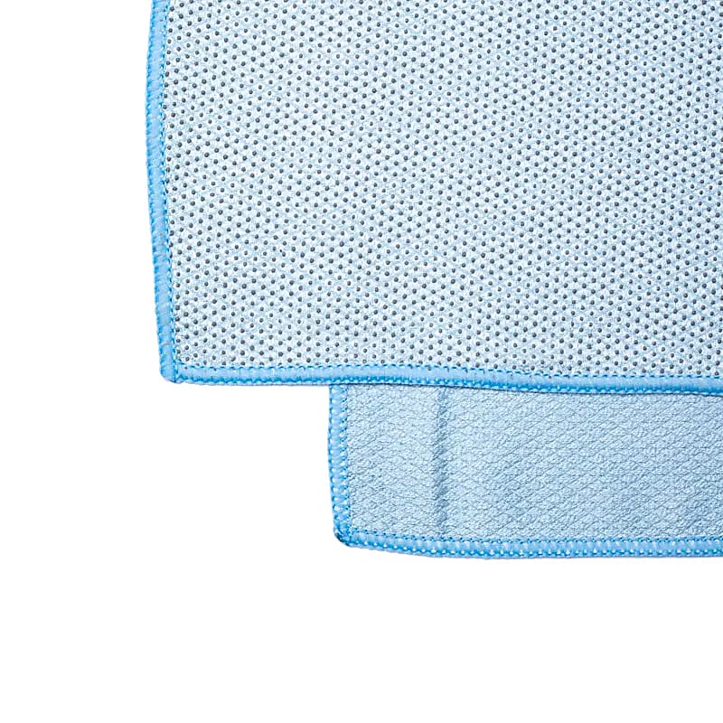 Yoga Handdoek PVC Antislip Lichtblauw