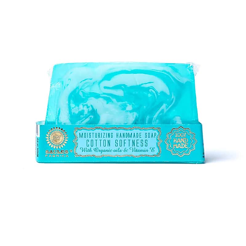 Saules Fabrika Natuurlijke Handgemaakte Zeep Cotton Softness 80g