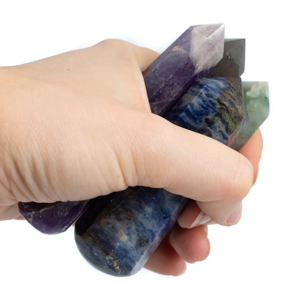 Massage Griffel Chakra set van 7 (9 cm)