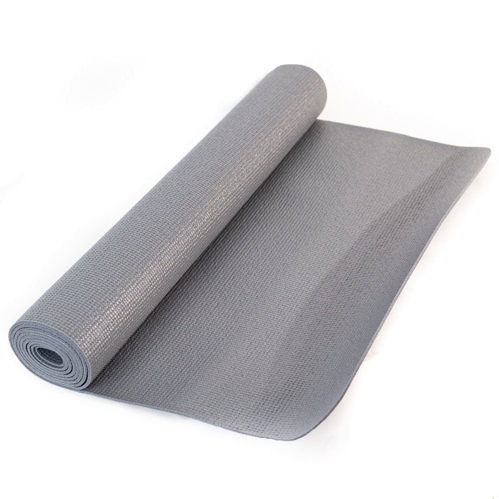 PVC Yogamat Grijs 4 mm – 183 x 61 cm