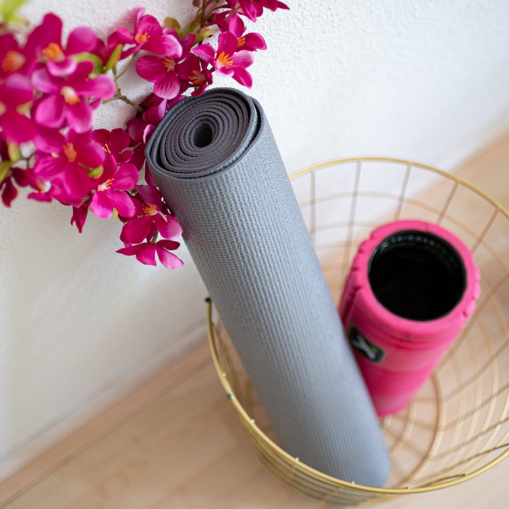 PVC Yogamat Grijs 4 mm – 183 x 61 cm