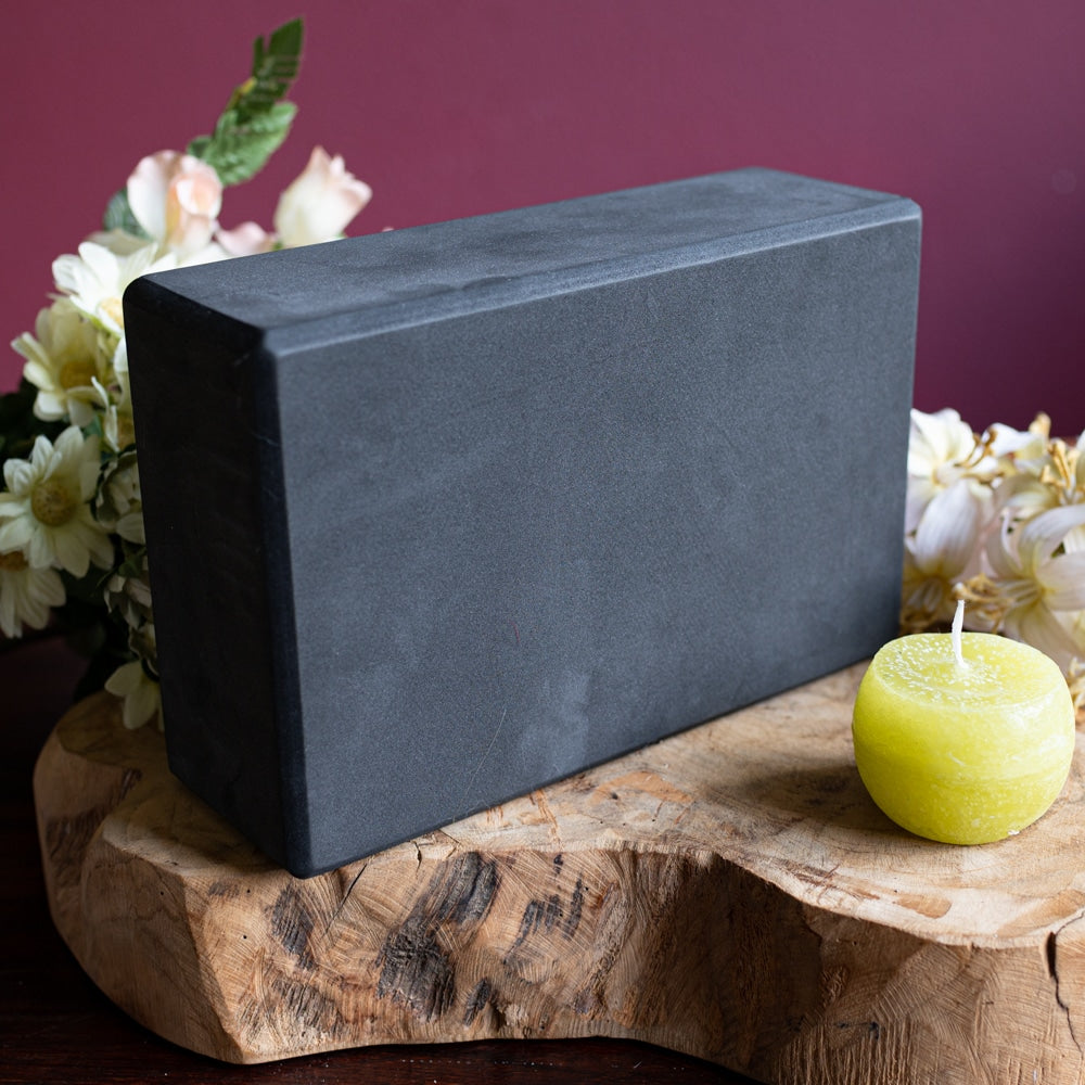 Spiru Yoga Blok EVA-Schuim Zwart Rechthoekig – 22 x 15 x 7.5 cm