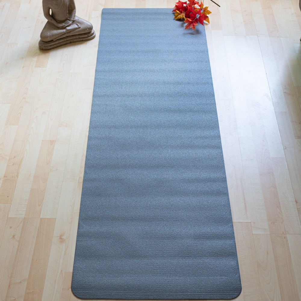 PVC Yogamat Grijs 4 mm – 183 x 61 cm