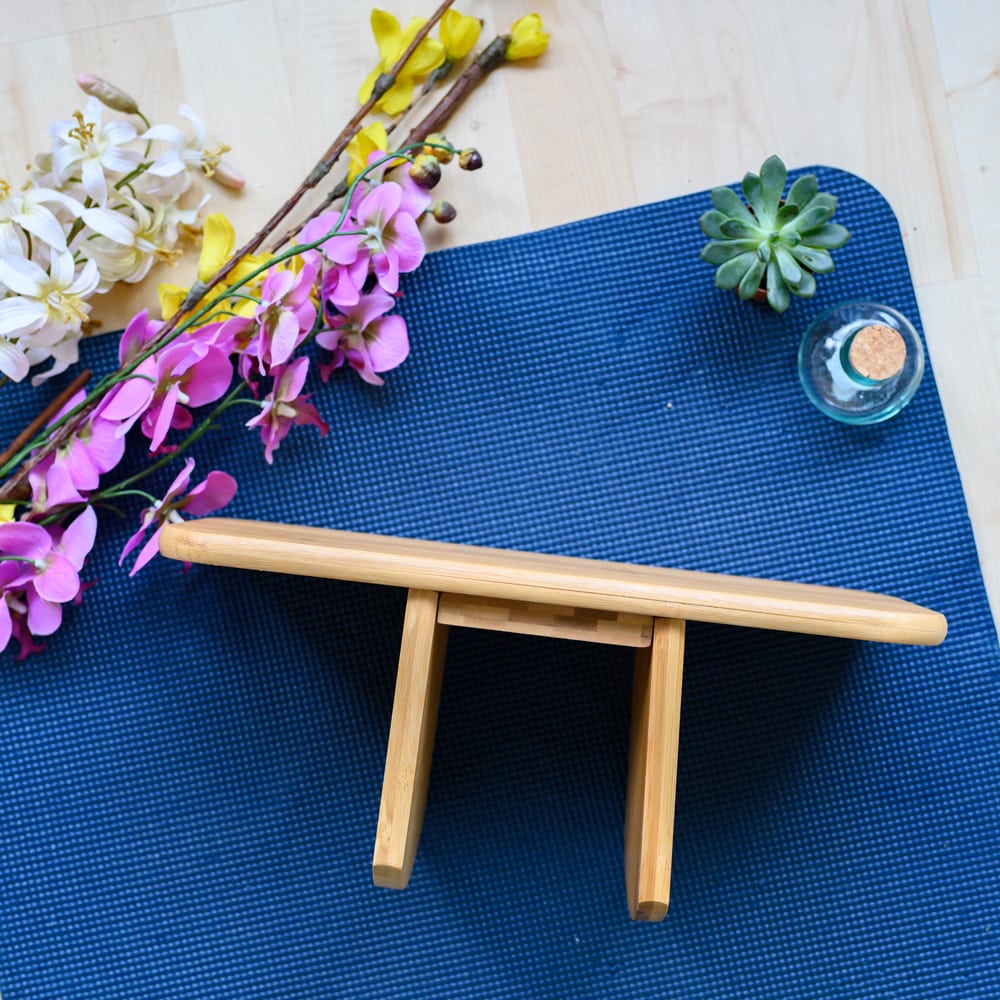 Meditatiebankje Duurzaam Bamboe Hout
