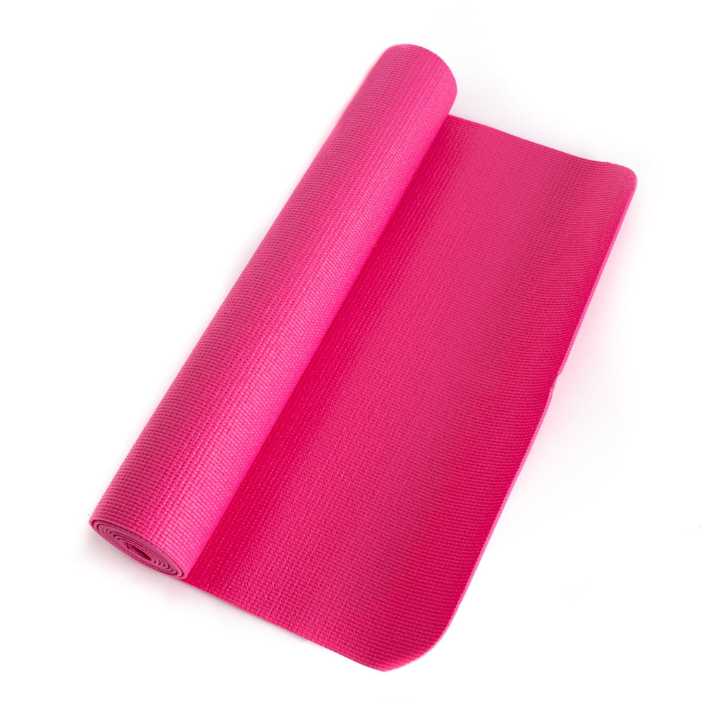 PVC Yogamat Roze 4 mm –  183 x 61 cm