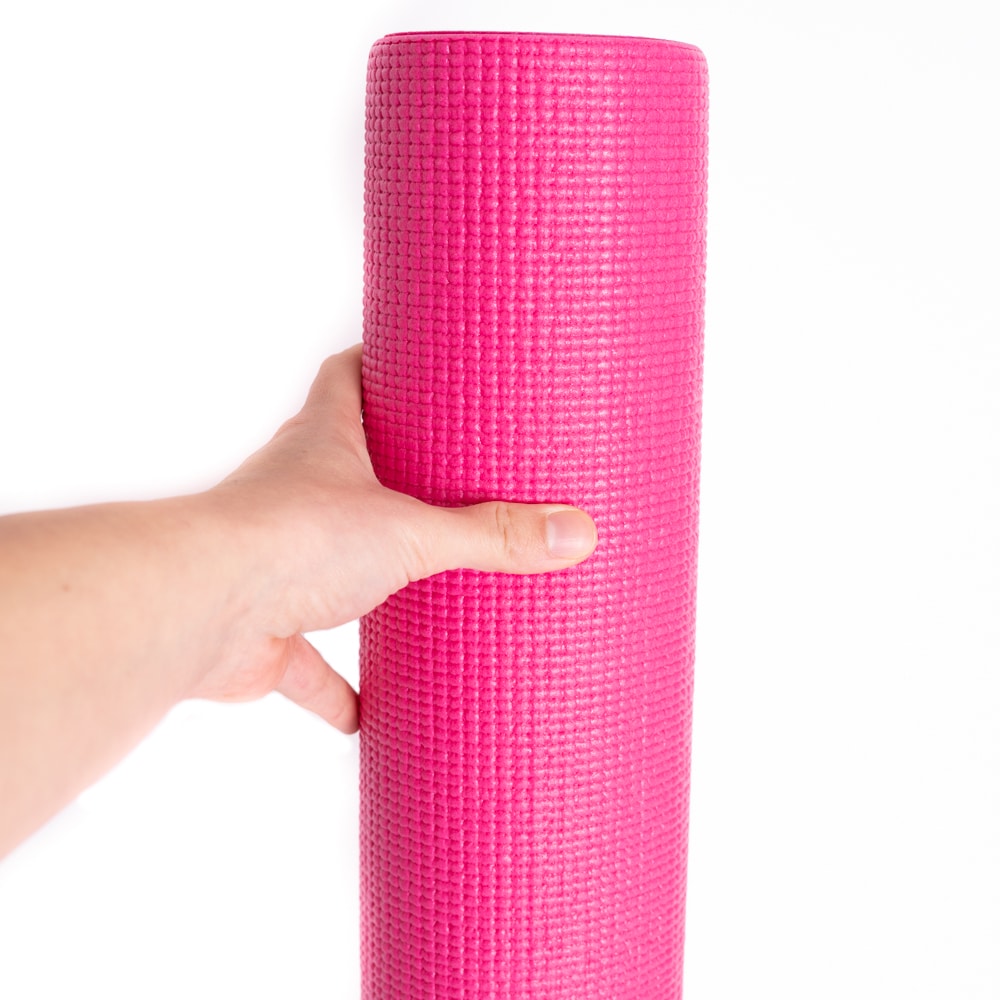 PVC Yogamat Roze 4 mm –  183 x 61 cm