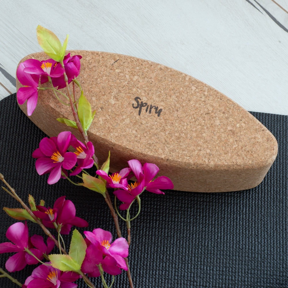 Spiru Yoga Blok Eco Kurk Eivormig – 30,5 x 12 x 7,5 cm