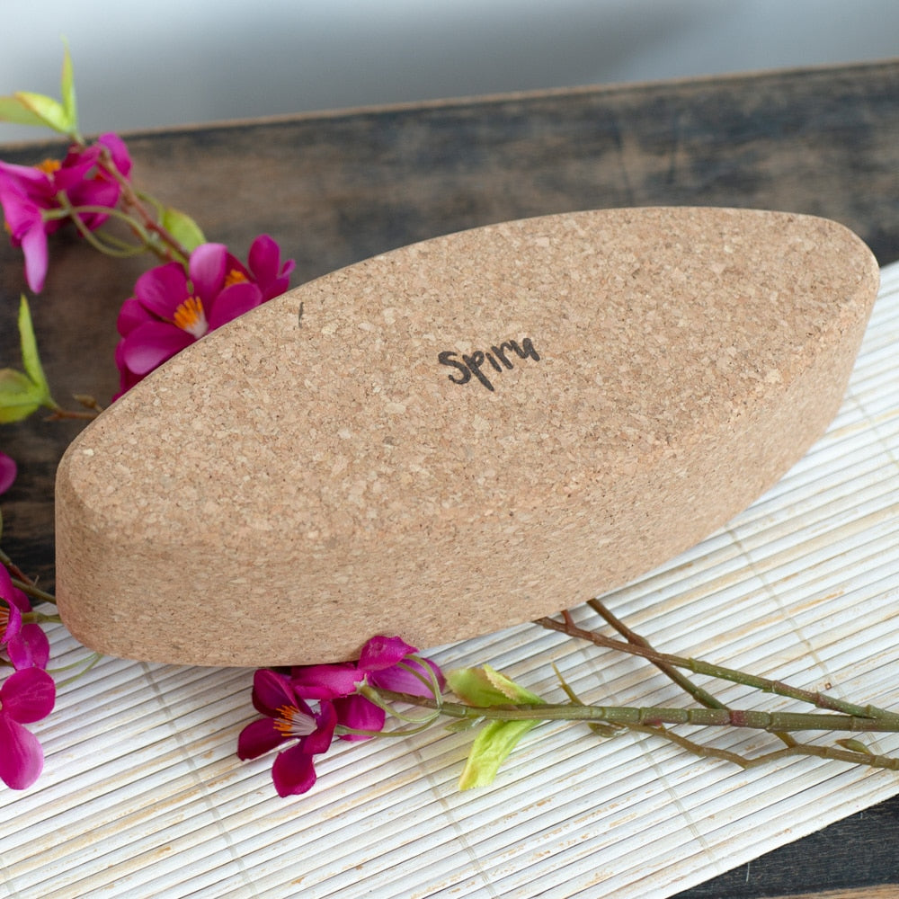 Spiru Yoga Blok Eco Kurk Eivormig – 30,5 x 12 x 7,5 cm