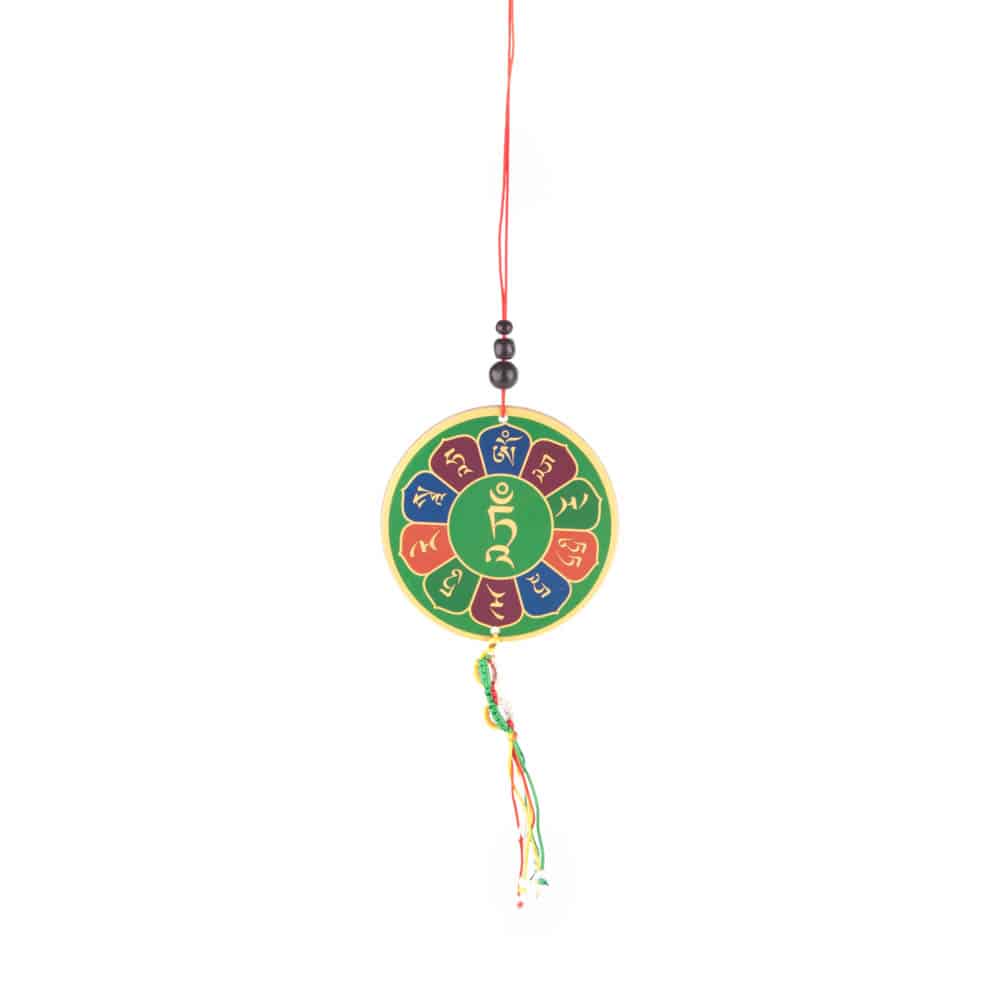 Auto- of Raamhanger Groene Tara & Dorje