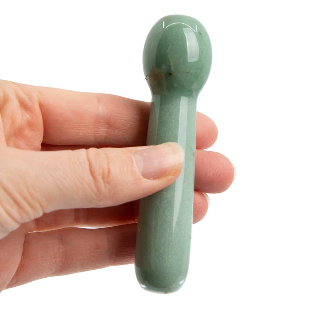 Aventurijn Yoni Stick Bol – 10 cm