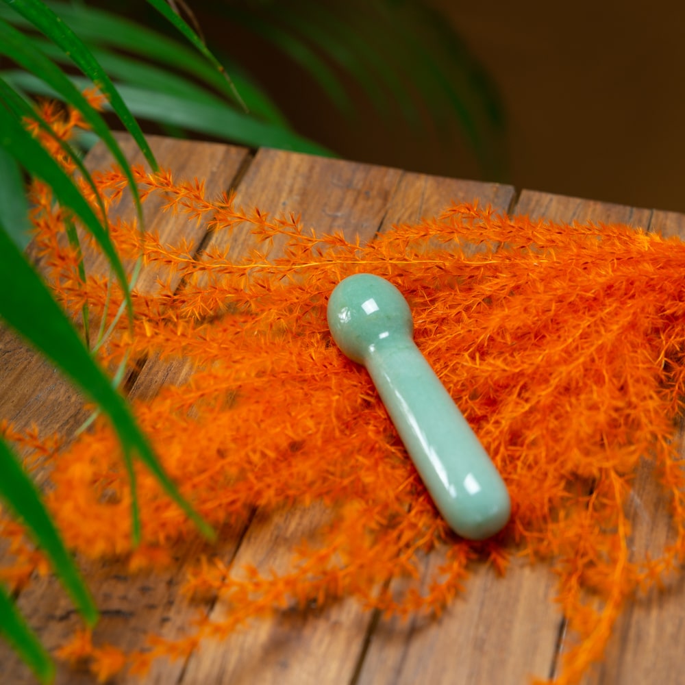 Aventurijn Yoni Stick Bol – 10 cm