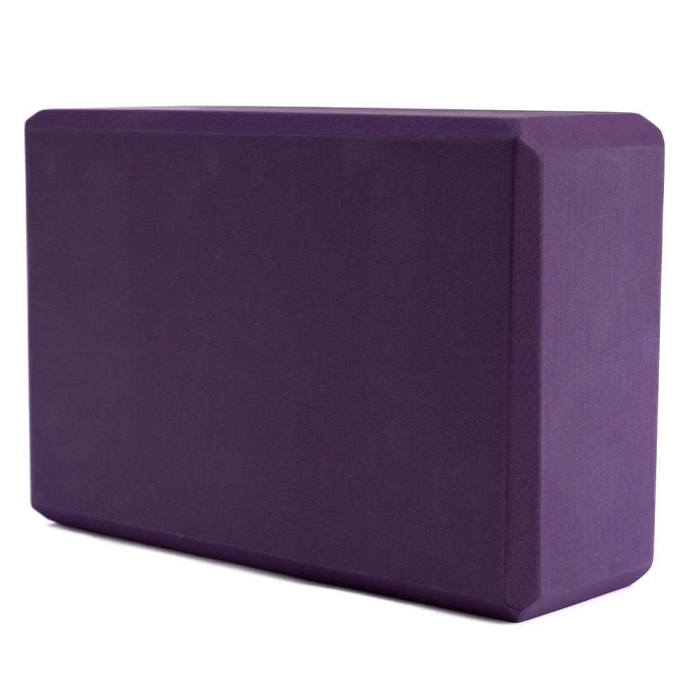 Spiru Yoga Blok EVA-Schuim Paars Rechthoekig – 22 x 15 x 7.5 cm