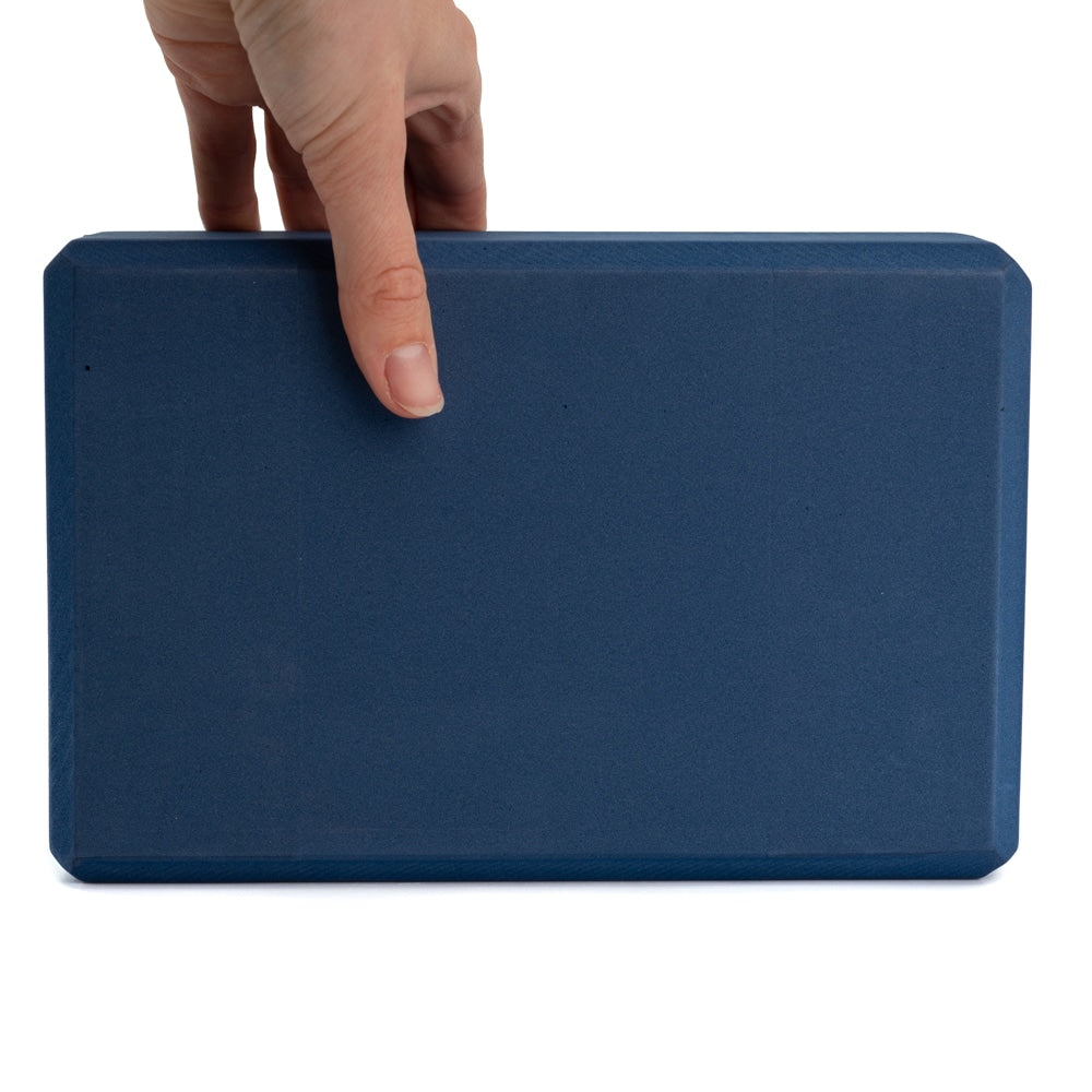 Spiru Yoga Blok EVA-Schuim Blauw Rechthoekig – 22 x 15 x 7.5 cm