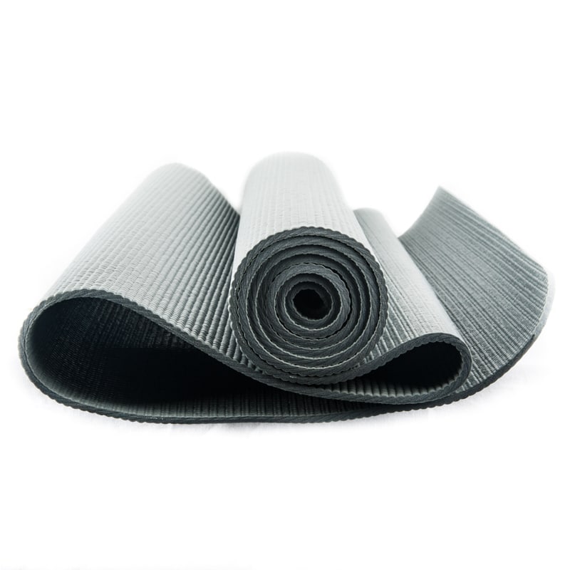 Yogi & Yogini Yogamat PVC Grijs 5 mm – 183 x 61 cm