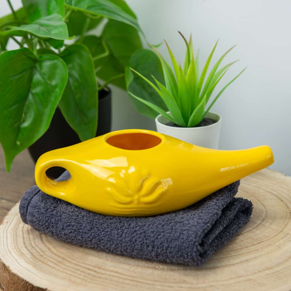 Neti Pot Keramiek – Geel – 250 ml