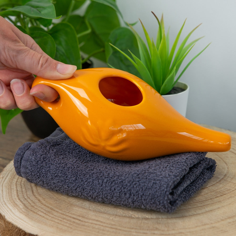 Neti Pot Keramiek – Oranje – 250 ml