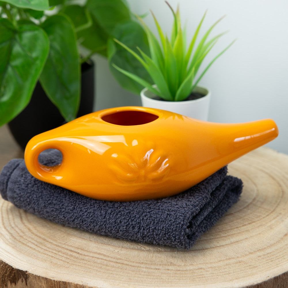 Neti Pot Keramiek – Oranje – 250 ml