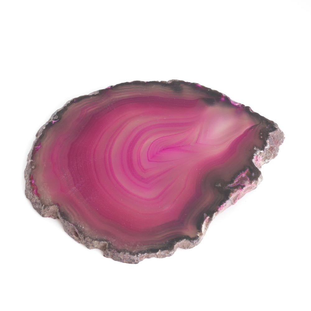 Agaatschijf Onderzetter Roze – Middel (6 – 8 cm)