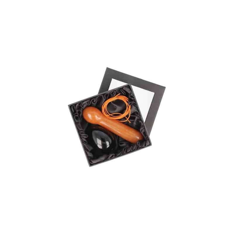 Yoni Massage Set Obsidiaan – Aventurijn Oranje