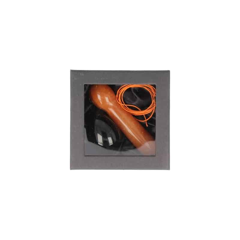 Yoni Massage Set Obsidiaan – Aventurijn Oranje